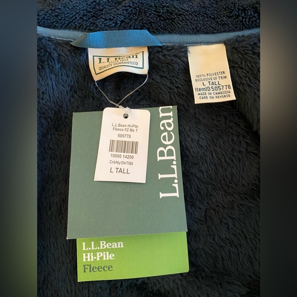 Men's L.L.Bean Hi-Pile Fleece Jacket - Picture 12 of 12
